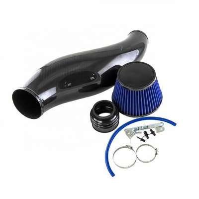 For Honda Civic B16 B18 EG DC2 92-00 Acura Auto Racing Parts Turbo Cold Shield Carbon Fiber Air Intake Pipe Induction Filter Kit