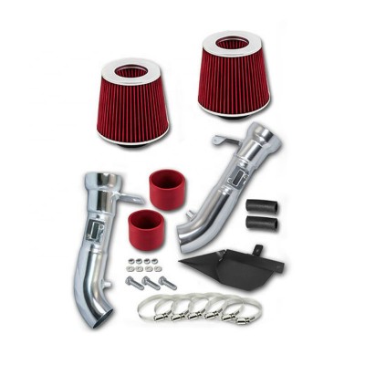 Car Auto Pacing Parts Aluminum Induction Pipe Engine Turbo Cold Shield Air Intake Filter Kit For Nissan 370Z Infiniti G37 09-15